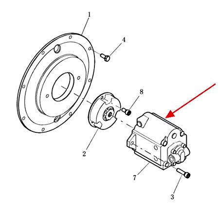 Pompe principale hydraulique 72271592 pour pelle Case CX16B