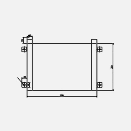 Hydraulic Oil Cooler 17A-03-41510 154-03-76190 for Komatsu Bulldozer D155A-6 D375A-5 D375A-6 D85EX-15E0 D85EX-15R D85PX-15E0 D85PX-15R
