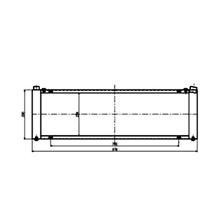 Hydraulic Oil Cooler 195-03-61211 195-03-61211 for Komatsu Bulldozer D375A-5