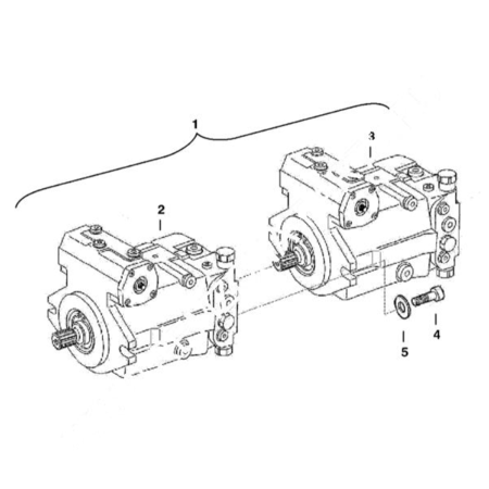 Hydraulic Pump 6689757 for Bbbcat Excavator 430 435