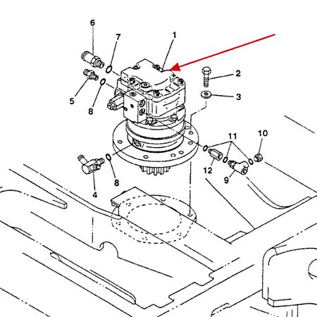 Hydraulic Swing Motor YN15V00002F4 for Kobelco Excavator SK160LC SK200-6 SK200SR SK200SRLC SK210LC ED190LC