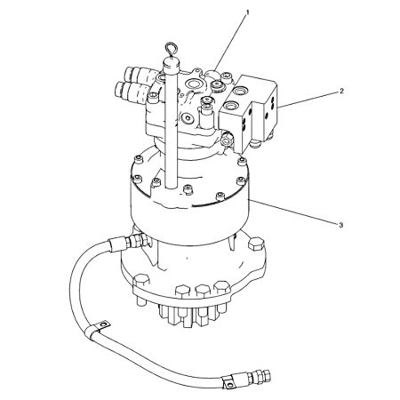 Hydraulic Swing Motor YN15V00002F4 for Kobelco Excavator SK160LC SK200-6 SK200SR SK200SRLC SK210LC ED190LC