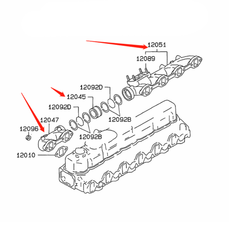 Buy Inlet Manifold Set VAME219038 + VAME088864 for Kobelco Excavator SK250LC from YEARNPARTS online store