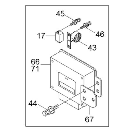 MCU Machine Control Unit 21HS-14120 for Hyundai 110/130/140/160D-7E 180D-7E