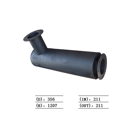 Silenciador silencioso 295-8200 2958200 para motor Caterpillar CAT C27