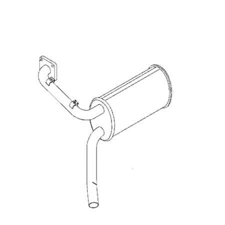 Muffler Silencer 372-5951 3725951 CA3725951 Caterpillar for Excavator 300.9D