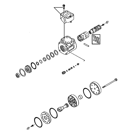 Orbitron Valve Steering Pump 421-64-15600 425-64-21100 421-64-15650 for Komatsu Wheel Loader WA450-1 WA450-2 WA470-1 WA470-3 WA470-5