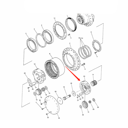 Buy Planetary Carrier 2413J352 for Kobelco Excavator K907-2 K907LC-2 MD200BLC from YEARNPARTS online store