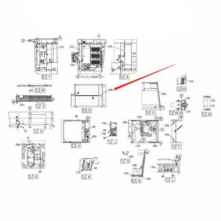 Rear Cab Light Wiring Harness 4684997 for Hitachi Excavator EX1900-6 EX2600-6BH EX2600-6LD EX5500-6 EX5500E-6 EX5600-6BH EX5600-6LD