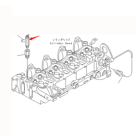 Shut Off Valve 203-977-4130 201-54-24130 for Komatsu Excavator PC100-3 PC10-5 PC10-6 PC10-7 PC120-3 PC12R-8 PC150-3 PC15-2 PC15-3 PC200-6 PC20-3 PC20-5 PC20-6 PC20-7