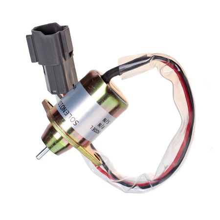 Stop Solenoid YNM119233-77932 for Hitachi ZX33U-3 ZX35U-2 ZX35U-3 ZX38U-3 ZX40U-2 ZX40U-3 ZX48U-3 ZX50U-2 ZX50U-3 ZX52U-3 ZX8-2 Excavator