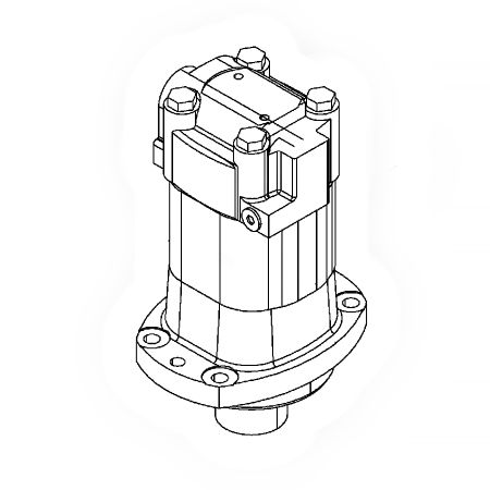 Swing Device Motor 4643515 for Hitachi ZX10U-2 ZX8-2 ZX8U-2 Excavator