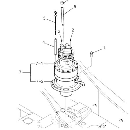 سوينغ موتور ASSY YM15V00004F1 YM15V00004F2 YM15V00004F3 لحفارة كوبيلكو SK170-8 ED195-8