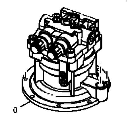 Swing Motor Head 4645319 PG200136 for John Deere 160D LC Excavator