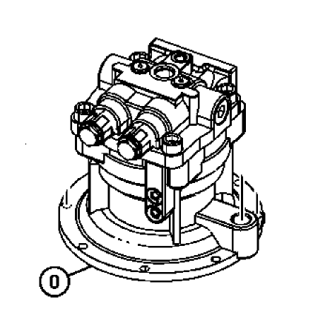 Swing Motor Head 4723362 PG203897 for John Deere 180GLC 190GW Excavator