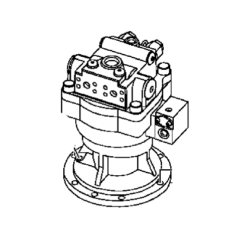 Swing Motor Head 9196961 for John Deere 120D 130G 135D 135G 135C 3554 3754D 120C Excavator