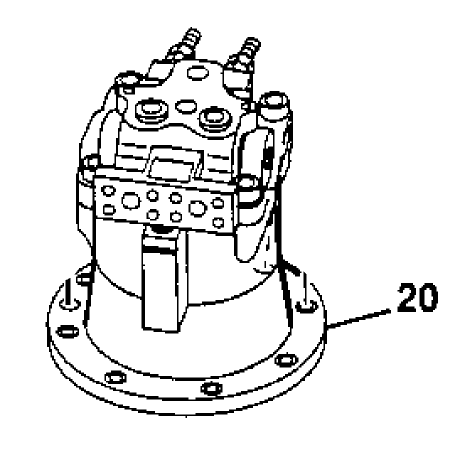 Swing Motor Head 4645319 PG200136 for John Deere 160D LC Excavator
