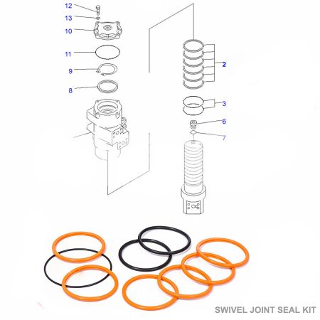 swivel-joint-seal-kit-for-caterpillar-excavator-cat-320b-320b-l-320b-n-320b-ln-320b-u-320b-lu-320b-s