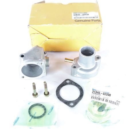 Thermostat 32B46-00030 for Hyundai R160LC-9S R170W-9S R180LC-9S R180W-9S Excavator