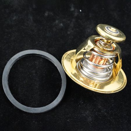 Thermostat 6140-11-6310 600-421-6110 for Komatsu Excavator PC40-1 PC40-2 PC40-3 PC40-5 PC40-6 PC50UU-1 PC60-3 PC60-5 PC60-6 PC60U-3 PC60U-5 PC70-6 PC75UU-1 PC80-3