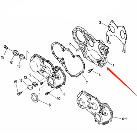 Buy Timing Gear Case 289679A1 for Case Excavator 9013 CX130 CX135SR CX160 CX180 from YEARNPARTS online store.
