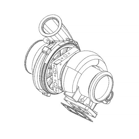 Turbocharger 262-2943 for Caterpillar CAT 365C L 374D L with C-15 Engine