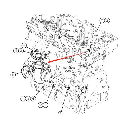 Turbolader 450-1867 für Caterpillar CAT 313F 313F L 316F L 318F L M314F 312F mit C4.4 Motor