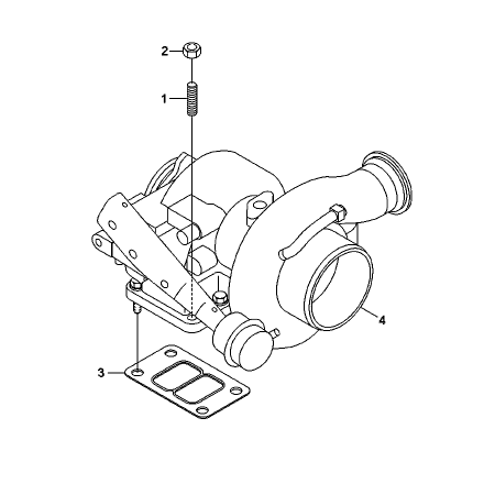 Turbocharger XKDE-01936 XKDE01936 for Hyundai Wheel Loader HL757-9 HL757-9S HL757TM-9 with HCEC Engine