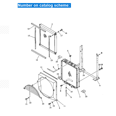 water-radiator-core-ass-y-208-03-51110-2080351110-for-komatsu-excavator-pc400-5-pc400lc-5-pc410-5-pc410lc-5