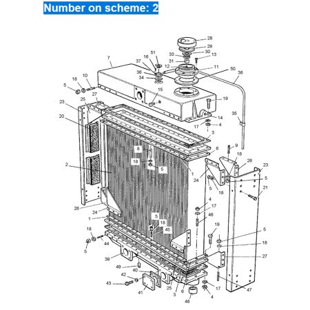 water-radiator-core-ass-y-2p-6830-2p6830-for-caterpillar-articulated-truck-cat-d400e-d350e