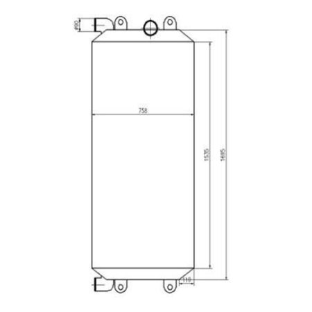 water-radiator-core-ass-y-373-8721-3738721-for-caterpillar-tractor-cat-d11t-engine-c32
