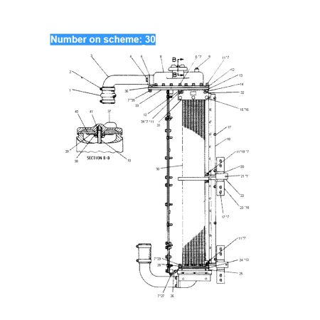 water-radiator-core-ass-y-6n-0957-6n0957-for-caterpillar-tractor-cat-d8k-engine-d342