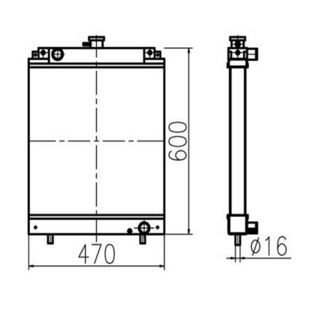 water-tank-radiator-ass-y-68651-42300-6865142300-for-kubota-excavator-kx151-kx101