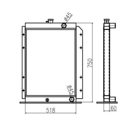 water-tank-radiator-ass-y-for-doosan-excavator-dh70