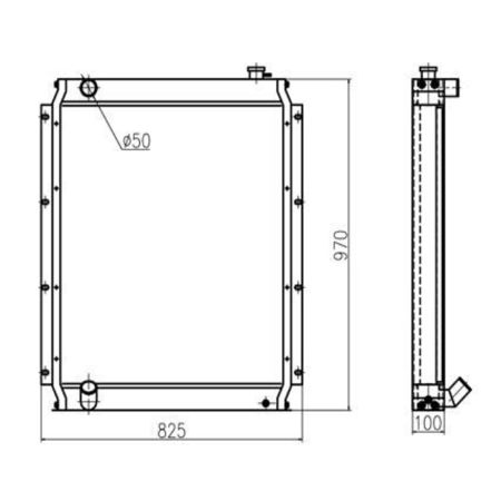 water-tank-radiator-ass-y-for-kato-excavator-hd820r