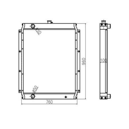 water-tank-radiator-ass-y-for-sany-excavator-sy215c-8s