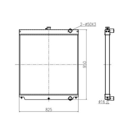 water-tank-radiator-ass-y-for-sany-excavator-sy235-8s-sy235c-8-sy235c-9-sy305c-9h