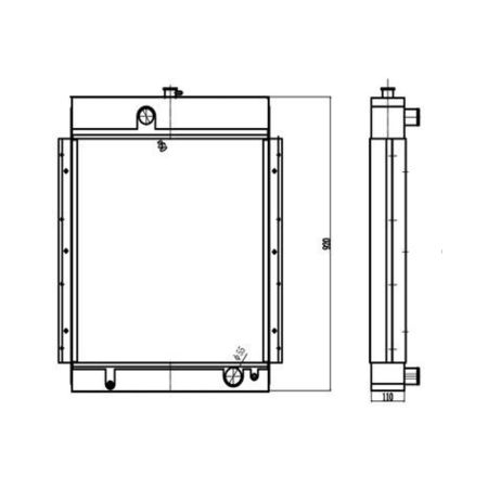 water-tank-radiator-ass-y-for-yuchai-excavator-yc135