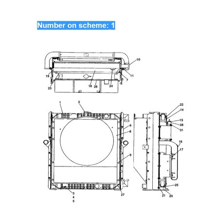 water-tank-radiator-ass-y-ln00087-for-case-excavator-cx290