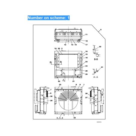 water-tank-radiator-ass-y-ln001520-ln001640-for-case-excavator-cx700-cx700b