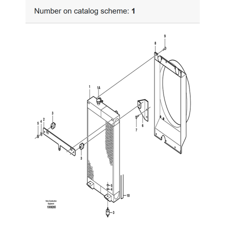 water-tank-radiator-core-ass-y-voe14373456-for-volvo-excavator-ec160-ew140-ew160