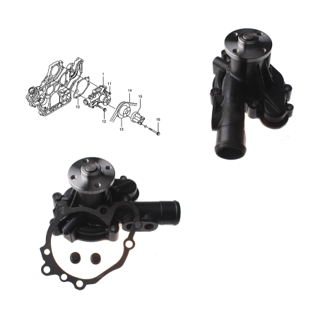 Water Pump 400921-00252 40092100252 for Doosan Daewoo Excavator