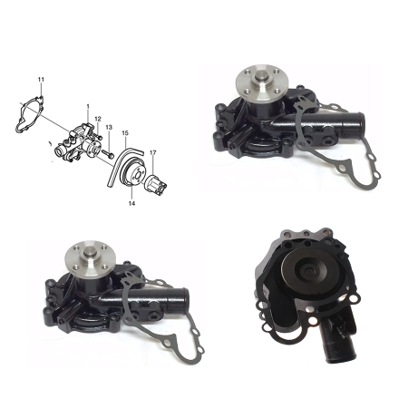 Water Pump for Doosan Daewoo Excavator S80GOLD DH80GOLD