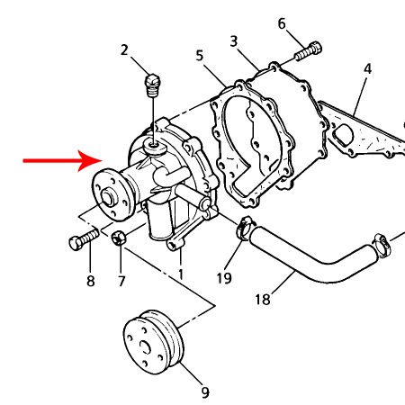 Bomba de água PJ145016900 VOE21169678 para escavadeira Volvo EC50 EC50VV EW50 EW50VV