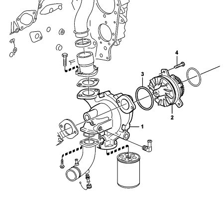 Bomba de água VOE20734267 para escavadeira Volvo EC330B EC330C EC360B EC360CHR EC460B