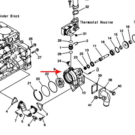 Water Pump ME995791 for Kobelco Excavator SK480 SK480LC Engine 6D22T 6D24