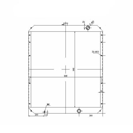 Buy Water Tank Radiator 193-2802 for Caterpillar Excavator Cat 322C 322C L 322C LN from YEARNPARTS online store