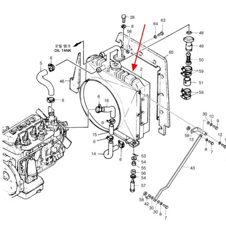 Water Tank Radiator 2202-9050B 2202-9050C for Doosan Daewoo Excavator SOLAR 50W-III
