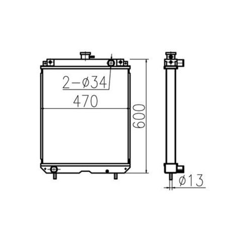 Buy Water Tank Radiator 244-6710 for Caterpillar Excavator Cat 902B-2 from YEARNPARTS online store