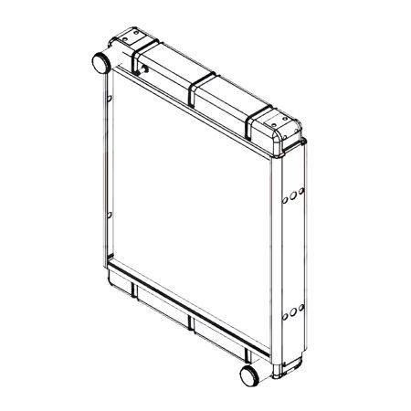 Water Tank Radiator 30917000 for JCB Excavator .1CX HF 1CX 1CX HF 407BZX 407BZX LE 407BZX SUPER 408BZX 408BZX LE 409BZX 409BZX LE